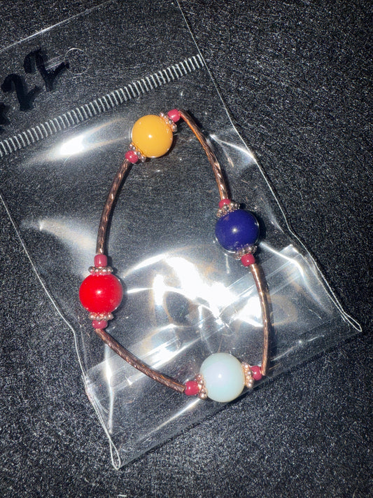 Multi Color with rose gold blessing bracelet
