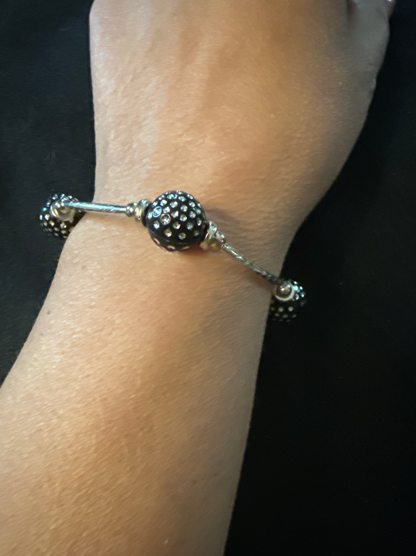 Black & Silver Blessing Bracelet