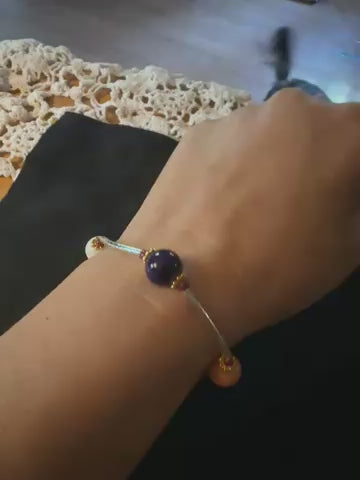 Multi Color with silver blessing bracelet